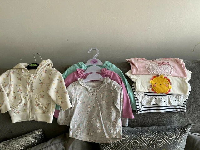Girls 3-6 months, New/ used Cardigan Long and short sleeve top bundle