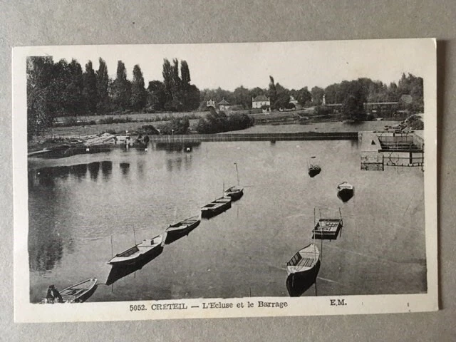 Cpa Creteil (94) L'ecluse Et Le Barrage