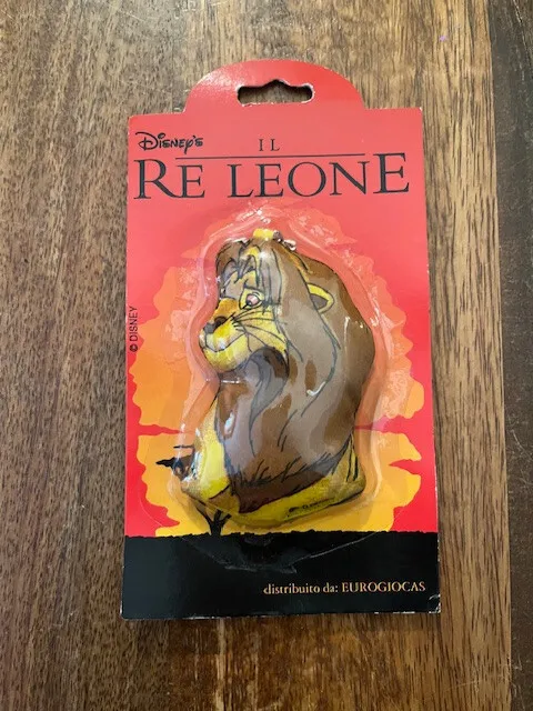 IL RE LEONE - Portachiavi - EUROGIOCAS  blisterato RARO KEYCHAIN DISNEY