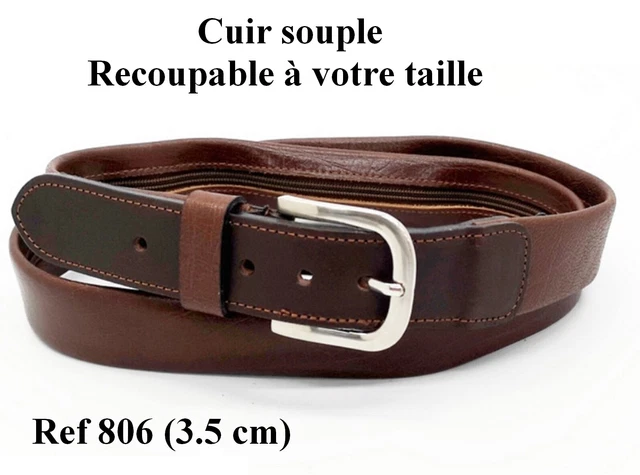 Ceinture cache deals billet cuir