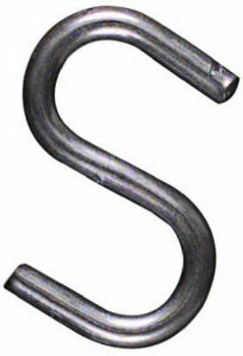 National Hardware N121-533 Heavy Open S Hook, 3/4", Zinc Plated, 8-Pack