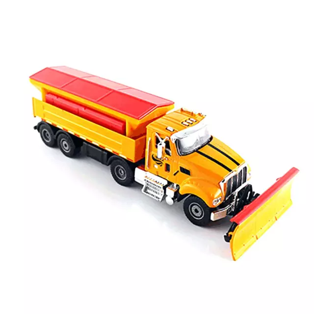 Modelo de camión quitanieves 1:50 aleación de coche de juguete vehículo de servicio de invierno pantalla diecast