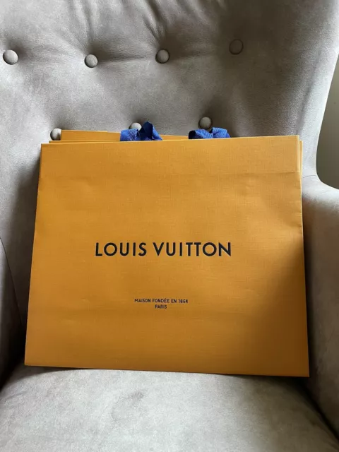 Louis Vuitton LV Paper Gift Carrier Bag Brown Medium - 32x8x37cm