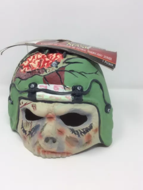 Amcsan Zombie Football Player Halloween Latex Mask New
