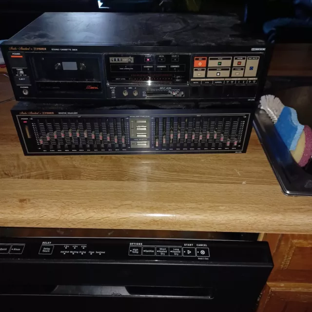 vintage home stereo equipment