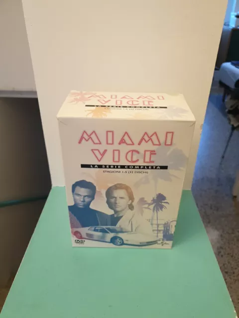 Miami Vice: La Serie Completa - Stagioni 1-5 (DVD, 2016, 32 Dischi) Mai Usata !!