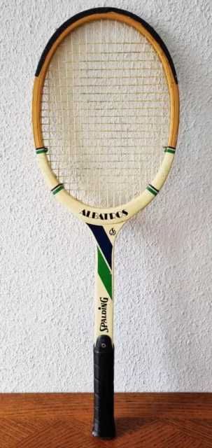 Toller Vintage Tennisschläger - ALBATROS Spalding - 1960er Jahre Retro - 68,5 cm