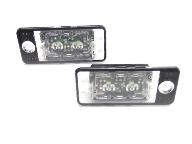 Original Audi A4 8E B6 B7 A6 4F LED Kennzeichenbeleuchtung Kennzeichenleuchten +