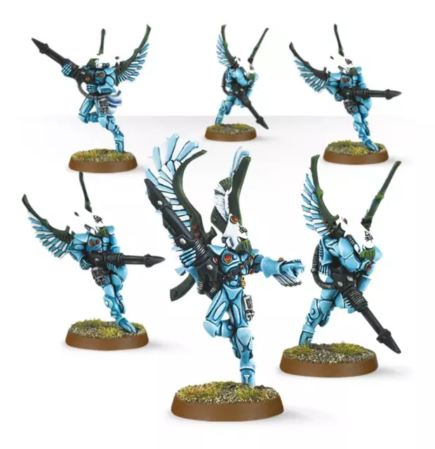 Warhammer 40K Eldar Swooping Hawks resin New