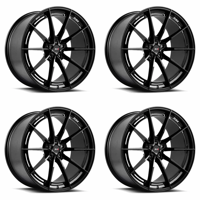 Custom Rims 20 Black 20& SAVINI SV-F1 Forged Black Concave Wheels Rims Fits Bmw E38 740 750 ...