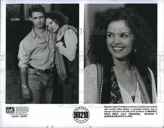1994 Press Photo Beverly Hills 90210 Jason Priestley Dina Meyer