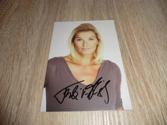 Franziska von Almsick Schwimmen Autogrammkarte