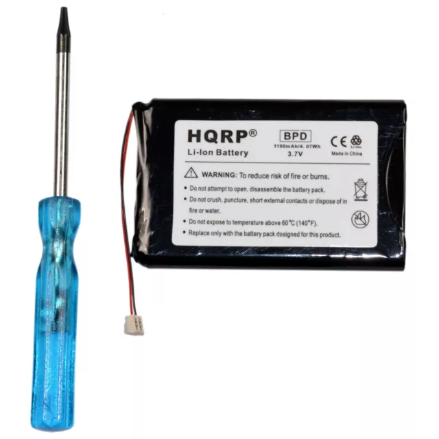 1100mAh High Capacity Replacement Battery for Palm Tungsten PDA + Screwdriver