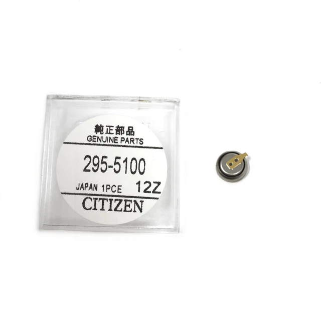 QXNASU 1 condensateur de batterie rechargeable scellé pour Citizen Eco-Drive 295-763/295-7630 MT516F
