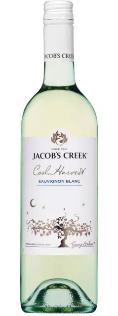 Jacob's Creek Cool Harvest Sauvignon Blanc 750ml Bottle Case of 6