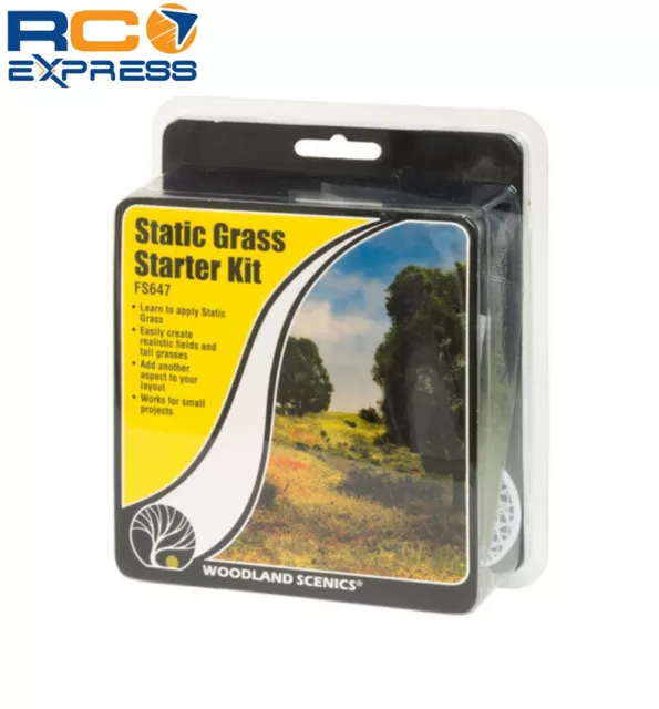 Woodland Scenics Static Grass Starter Kit WOOFS647