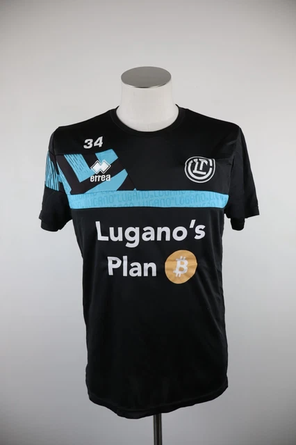 ERREA FC LUGANO MAGLIA CALCIO UOMO Tg M MAN SOCCER