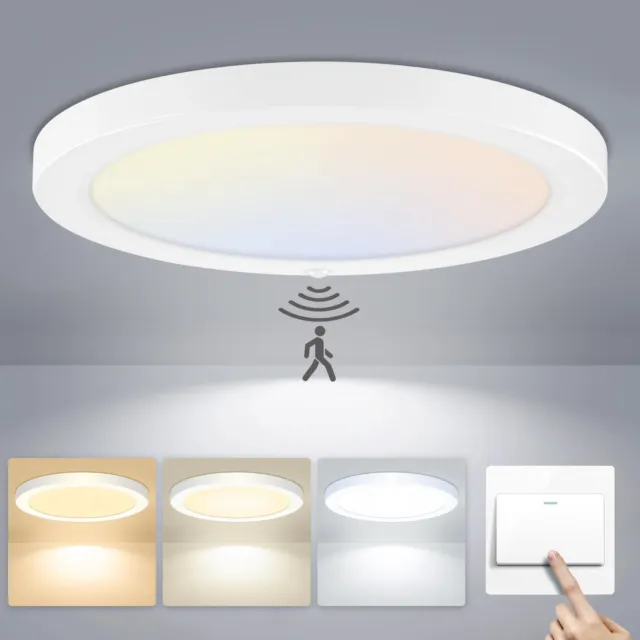 Lampada da soffitto LED con rilevatore di movimento dimmerabile lampada da soffitto soggiorno lampada da bagno