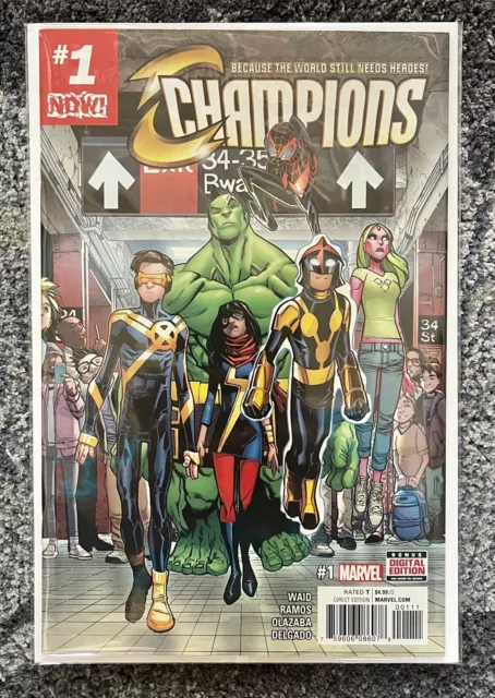 Champions #1 1st New Team Humberto Ramos (Marvel Comics 2016) NM