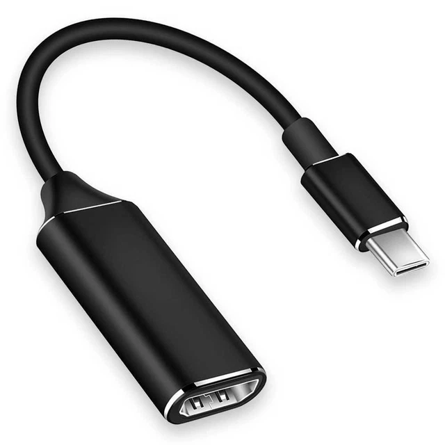 Adattatore da USB Type C a HDTV M/F Cable Ultra 4K XHD 60Hz per Laptops Nero