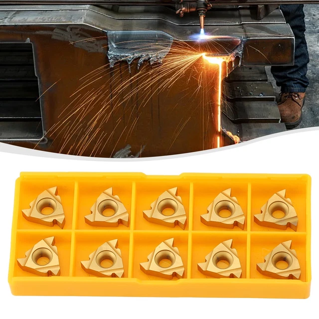Precision Machining with 16ER AG60 Carbide External Thread Inserts 10pcs