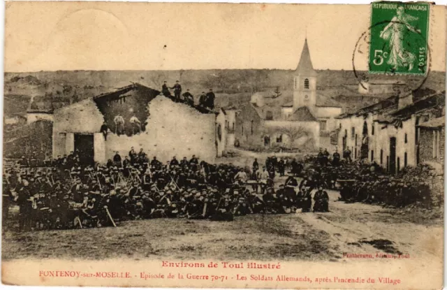 CPA FONTENOY-sur-MOSELLE - approx. from TOUL - The German Soldiers (483507)
