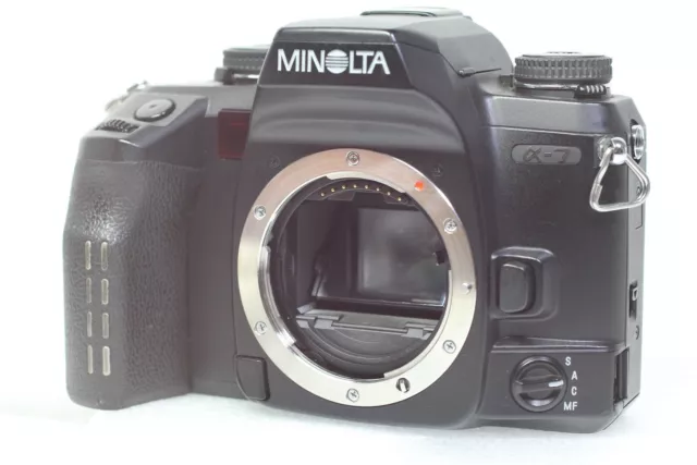 Minolta Alpha 7 α-7 a-7 35mm SLR Film Camera Black Body Only From Japan