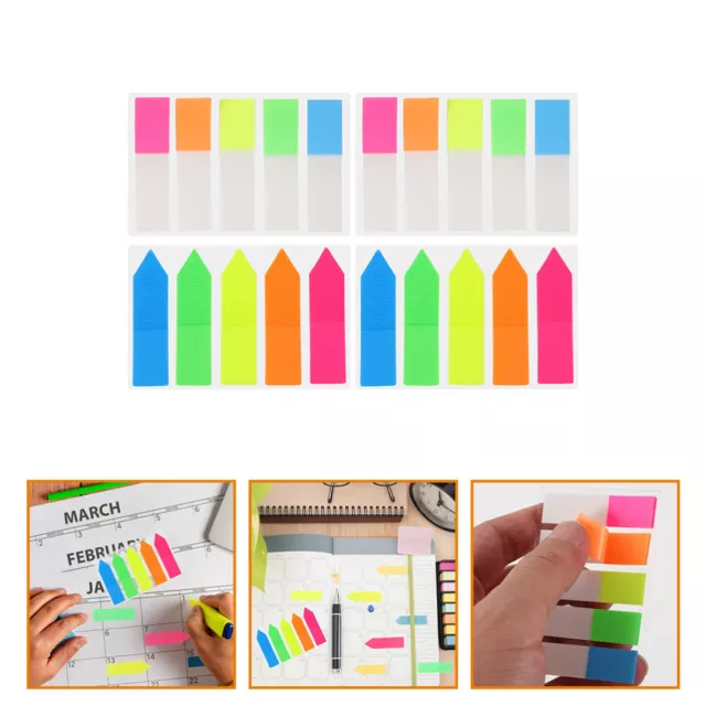 Colorful Sticky Notes with Page Markers and Flags-MI