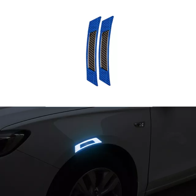 Blau Gummi Sportwagen Rad Augenbrauen Dekoration Aufkleber Abzeichen für BMW 3 5