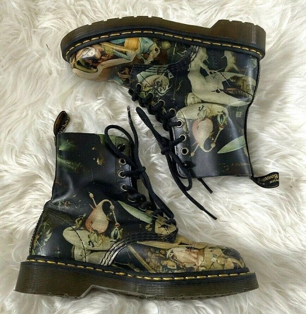 DR. MARTENS BOSCH Hell Boots Women's 1460 Pascal US W 6 M 5 Museum