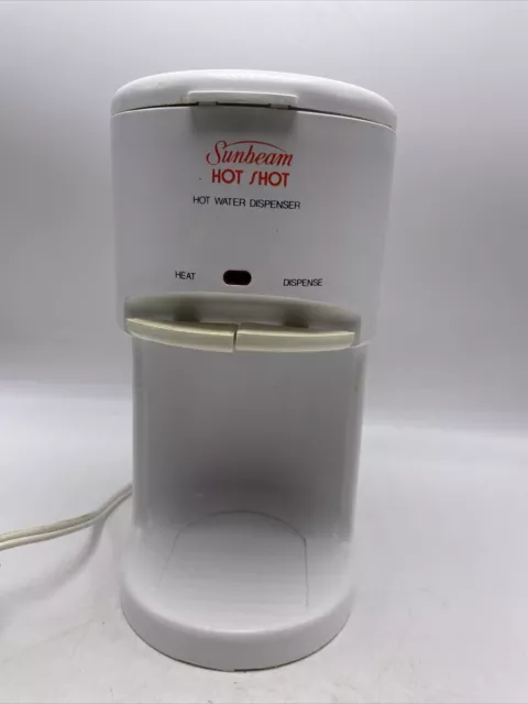 VINTAGE SUNBEAM HOT Shot Hot Water Dispenser Model 17081 w/ Box Tested  Working $59.99 - PicClick