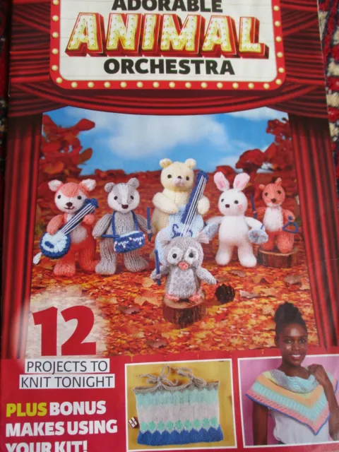 Patrón de tejido de juguetes de orquesta de animales del bosque por Sachiyo Ishii