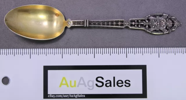 1905 Emile Puiforcat, Paris ~ French .950 Sterling Silver 5 3/8" Mascaron Spoon