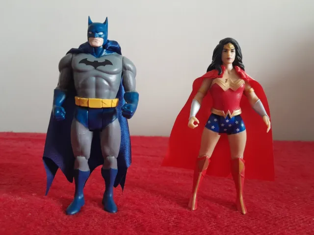 McFarlane Toys DC Super Powers Batman Wonder Woman Action Figures Complete