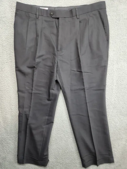 Cutter and Buck Dress Pants Men's 38 30 Flat Front Cuffed Gray
