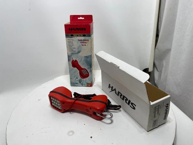 Harris TS30 Lineman's Handset Telephone Line Analyzer Testset Model 30800-009