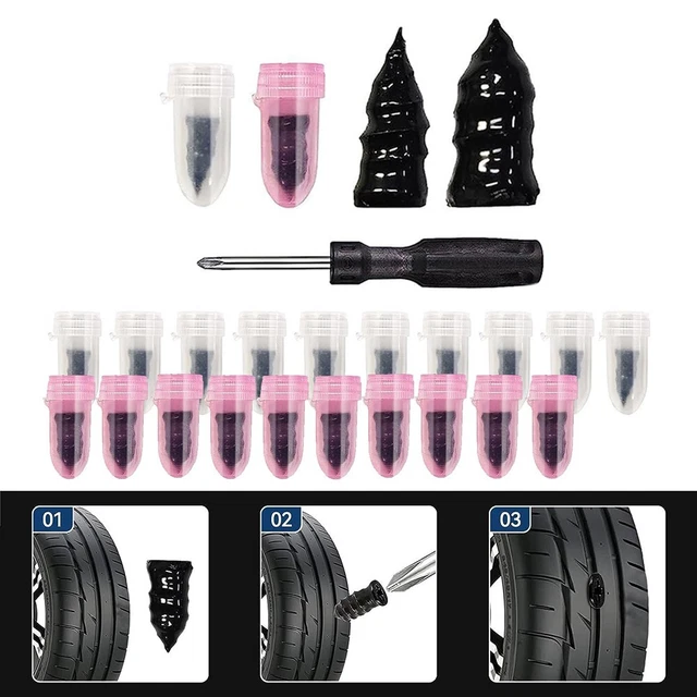 {"Tire Repair":"Reifenreparatur"} Autoreparaturkits Gummi -Steckernagel