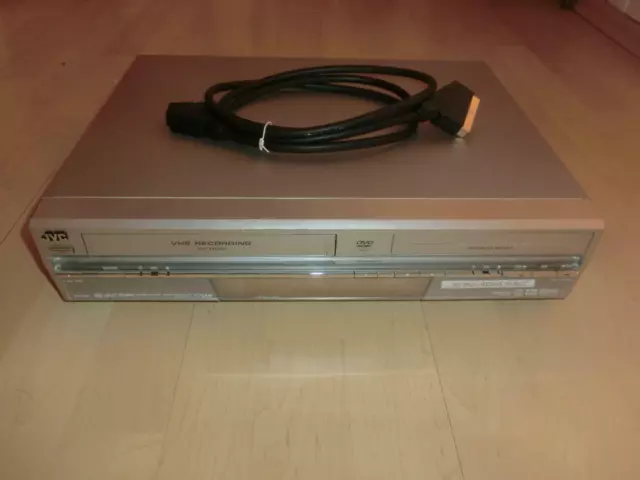 JVC DR-MV1 DVD-Recorder / VHS-Videorecorder, Silber, 2 Jahre Garantie