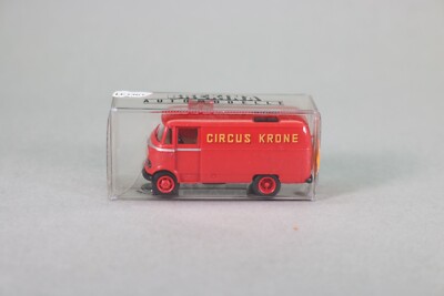 BREKINA LE1608 BREKINA 4257 Camion Ho 1:87 Magirus Mercur plateau cirque Krone rouge 