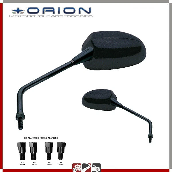 Paire de Rétroviseurs Miroirs Pour Suzuki Dr 800 Big Noir Universel Mot