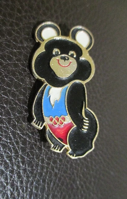 Suspension Murale Vintage Misha – Ours Des Jeux Olympiques De Moscou 1980, URSS, Occasion