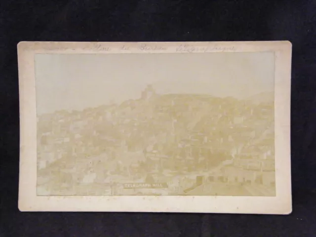 " Photography Albuminous 19th Th Century Telegraph Hill With G Mc Donald "