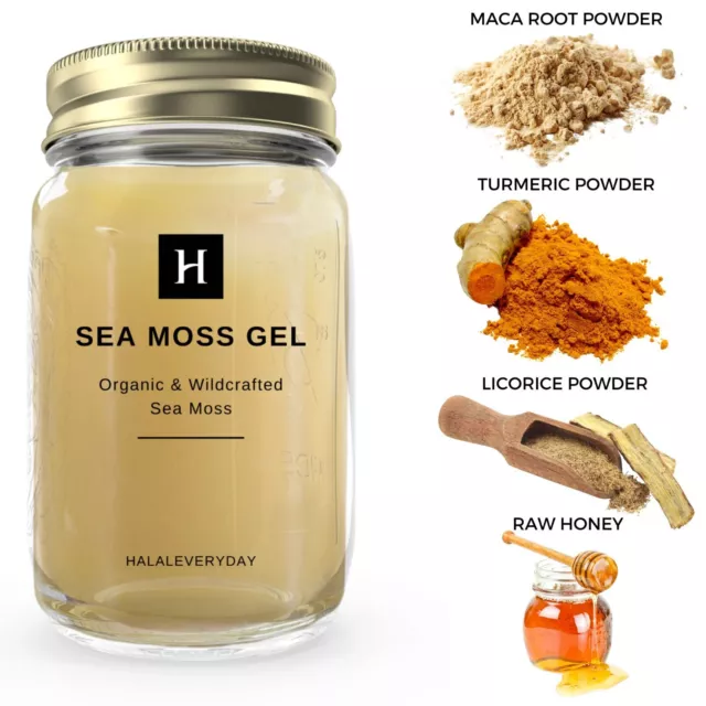 Sea Moss Gel (With Added Herbs) - 100% Pure Raw Wildcrafted Irish Superfood