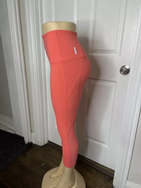 Zella High Waist 7/8 Leggings - Small - Coral