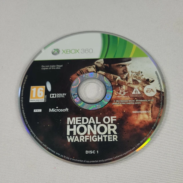 *Disc 1 Only* Medal of Honor Warfighter Xbox 360 Action Video Game PAL