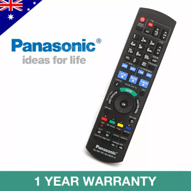 Panasonic Remote Control For DMR-PWT520 DMR-BCT820 Blu-ray DVD HDD Recorder NEW