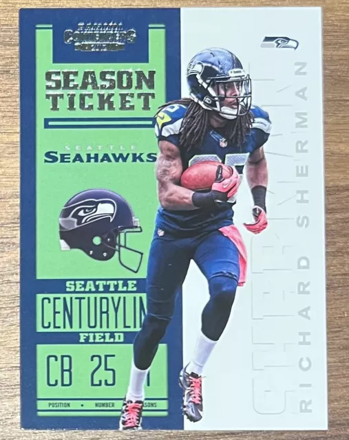 2012 Panini Contenders Season Ticket Richard Sherman #86 Rookie RC Seahawks NFL