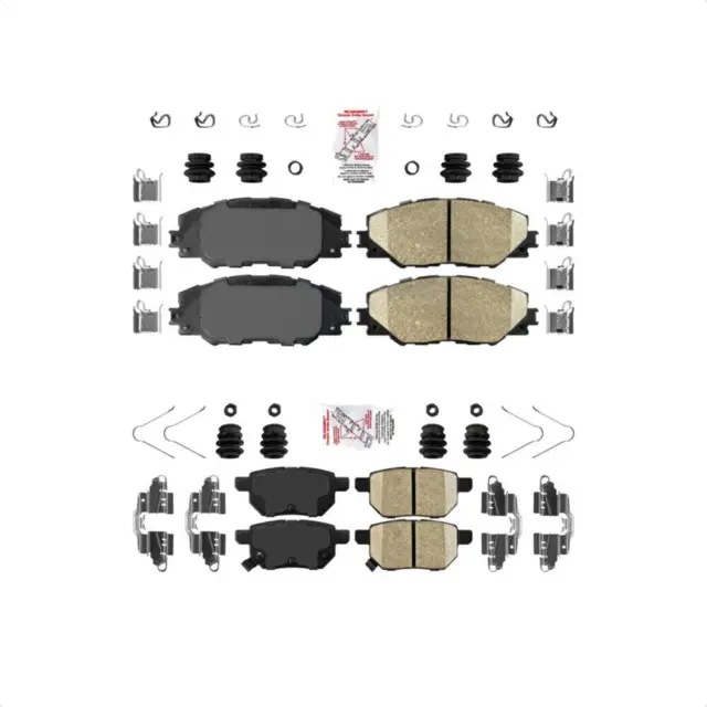 For Scion Toyota tC AmeriBRAKES Front Rear Integrally Molded Disc Brake Pads Kit