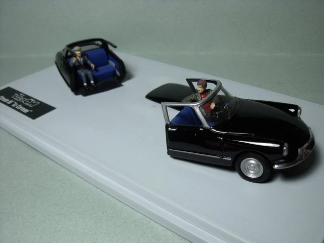1/43 CITROËN DS Fantômas / Le Cerveau - NOREV Résine - À Coller Et Peindre