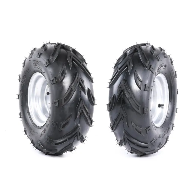 2pc 16x8-7 7" Inch Wheel Tyre Tire Rim 3 Hole for ATV Buggy Quad Bike Golf Cart